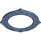 Ekena Millwork Benson Ceiling Medallion (Fits Canopies up to 8"), 13 1/8"OD x 8"ID x 5/8"P, Americana Crackle CM13BNAMC - alternate 2